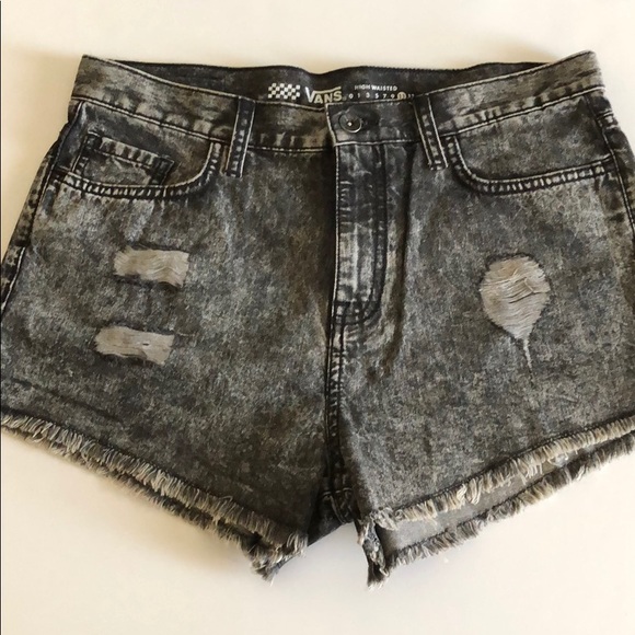 Vans Pants - Vans High waisted Black Shorts